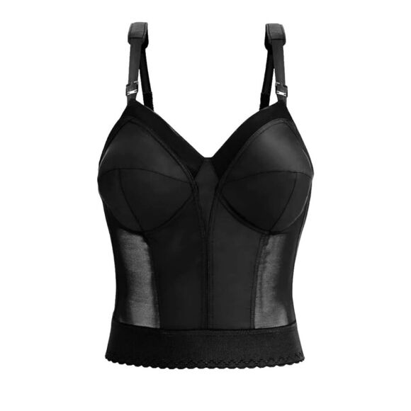 Exquisite Other - Exquisite Form Fully 5107532 Posture Longline Bra Black Sz 40DD NWT